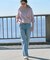 【洗える】BASIC STRETCH DENIM ボーイフィット デニム
