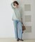 【洗える】BASIC STRETCH DENIM ボーイフィット デニム