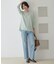 【洗える】BASIC STRETCH DENIM ボーイフィット デニム