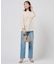 【洗える】BASIC STRETCH DENIM ボーイフィット デニム