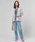 【洗える】BASIC STRETCH DENIM ボーイフィット デニム