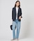 【洗える】BASIC STRETCH DENIM ボーイフィット デニム