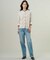 【洗える】BASIC STRETCH DENIM ボーイフィット デニム