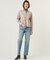 【洗える】BASIC STRETCH DENIM ボーイフィット デニム