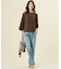 【洗える】BASIC STRETCH DENIM ボーイフィット デニム