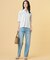 【洗える】BASIC STRETCH DENIM ボーイフィット デニム
