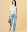 【洗える】BASIC STRETCH DENIM ボーイフィット デニム