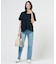 【洗える】BASIC STRETCH DENIM ボーイフィット デニム
