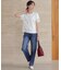 【洗える】BASIC STRETCH DENIM ボーイフィット デニム