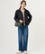 【洗える】BASIC STRETCH DENIM ボーイフィット デニム