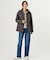 【洗える】BASIC STRETCH DENIM ボーイフィット デニム