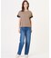 【洗える】BASIC STRETCH DENIM ボーイフィット デニム