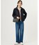 【洗える】BASIC STRETCH DENIM ボーイフィット デニム