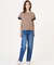 【洗える】BASIC STRETCH DENIM ボーイフィット デニム