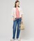 【洗える】BASIC STRETCH DENIM ボーイフィット デニム