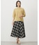 【WEB限定カラーあり・洗える】SOFT SHEER チェック フレア スカート