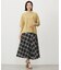 【WEB限定カラーあり・洗える】SOFT SHEER チェック フレア スカート