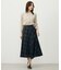 【WEB限定カラーあり・洗える】SOFT SHEER チェック フレア スカート