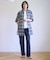 【WEB限定カラーあり・洗える】SOFT SHEER チェック ロング シャツ