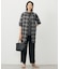 【WEB限定カラーあり・洗える】SOFT SHEER チェック ロング シャツ