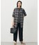 【WEB限定カラーあり・洗える】SOFT SHEER チェック ロング シャツ