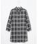 【WEB限定カラーあり・洗える】SOFT SHEER チェック ロング シャツ