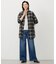 【WEB限定カラーあり・洗える】SOFT SHEER チェック ロング シャツ