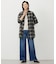 【WEB限定カラーあり・洗える】SOFT SHEER チェック ロング シャツ