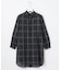 【WEB限定カラーあり・洗える】SOFT SHEER チェック ロング シャツ