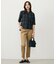 【WEB限定カラーあり・洗える】SOFT SHEER チェック キーネック ブラウス