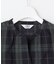 【WEB限定カラーあり・洗える】SOFT SHEER チェック キーネック ブラウス