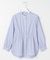 【WEB限定】ストライプ シャーリング ブラウス