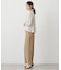 ストライプジャージー バックペプラム カットソー