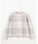 Wooly Stretch Plaid ニット