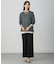 WORETED WOOL BLEND クルーネック ニット