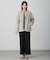 WORETED WOOL BLEND クルーネック ニット
