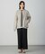 WORETED WOOL BLEND クルーネック ニット