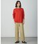 WORETED WOOL BLEND クルーネック ニット
