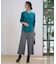 WORETED WOOL BLEND クルーネック ニット
