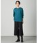 WORETED WOOL BLEND クルーネック ニット