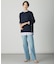 WORETED WOOL BLEND クルーネック ニット