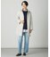 WORETED WOOL BLEND クルーネック ニット