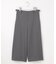 【WEB限定カラーあり】ツムギートflannel クロップド パンツ