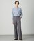 【WEB限定カラーあり】ツムギートflannel ストレート パンツ