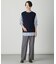 【WEB限定カラーあり】ツムギートflannel ストレート パンツ