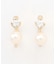 【WEB限定・2way・2set】パールビジュー イヤカフ リング