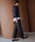 SOFT TOUCH WOOL ボーダー ニット