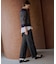 SOFT TOUCH WOOL ボーダー ニット