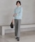WOOL BLEND AIR ハイネック ニット