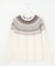 FAIR ISLE ラウンドネック ニット
